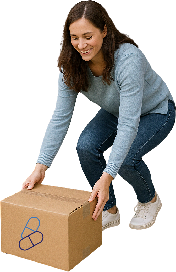 Mail order pharmacy illustration